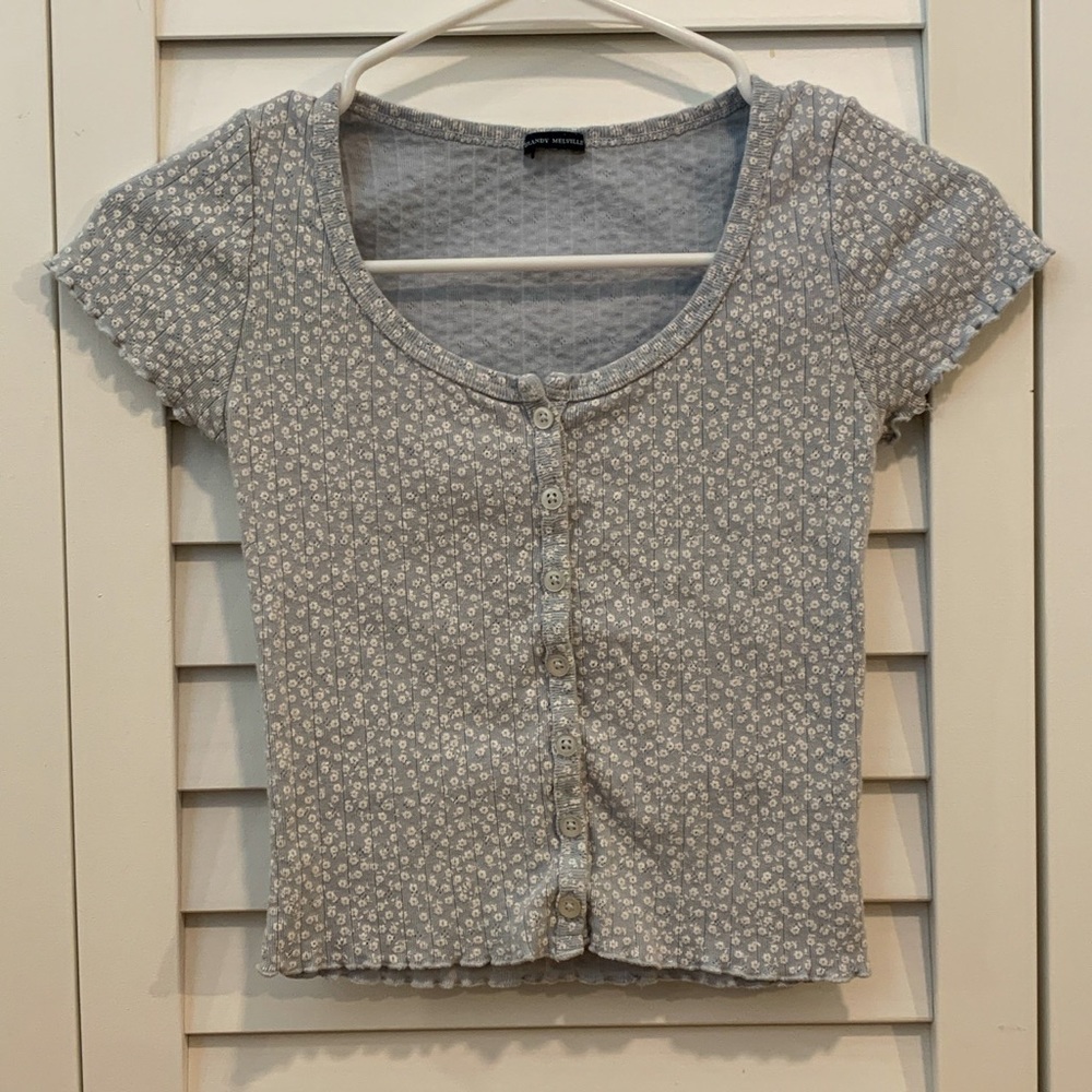 brandy zelly ruffle top